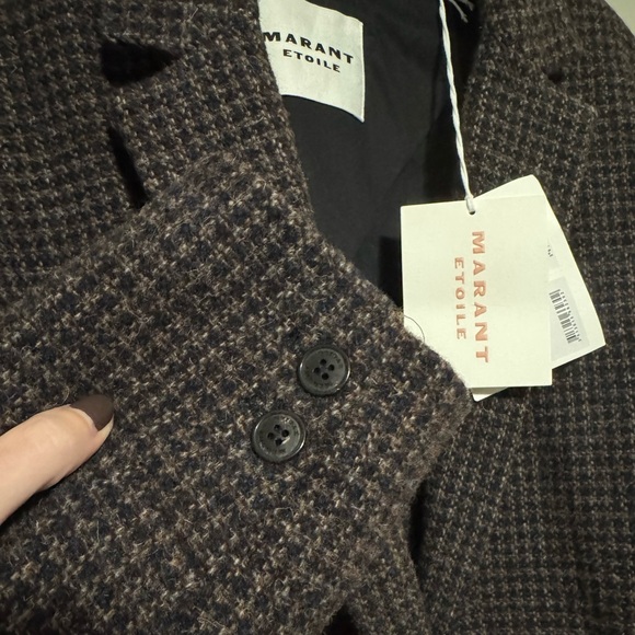 Marant Etoile never worn Cikaito wool blazer - shoulder pads removed- sz36 - Picture 5 of 9